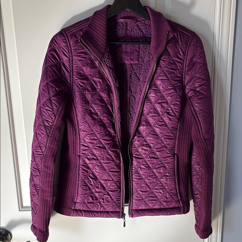 Women's Quilted Jacket in Purple